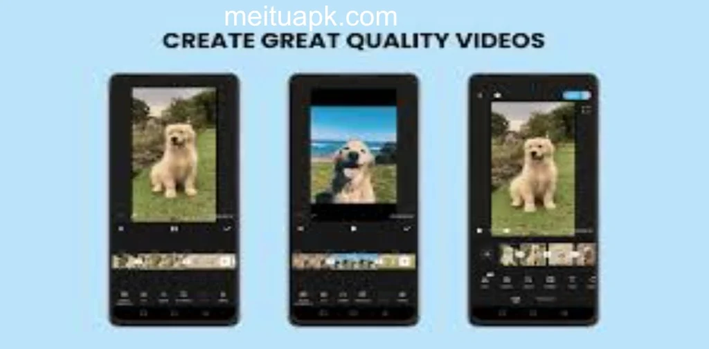 Meitu video editor